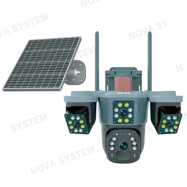 IPC-Y2316 Cámara De Seguridad Exterior 2.5" Con Visión 3d Y Panel Solar De 8w Wi-fi