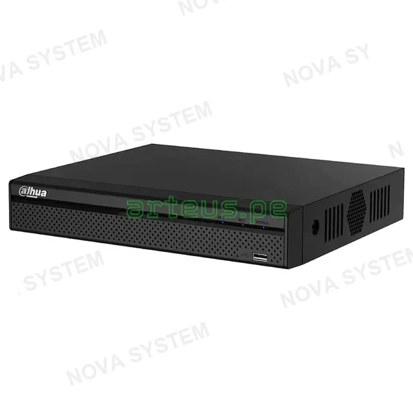DAHUA DHI-NVR1104HS-P-S3/H GRABADOR NVR 4K 4CH PUERTOS POE HASTA 8MP 80MBPS, 1HDD HASTA 8TB.