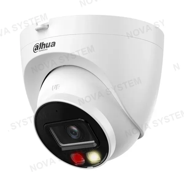 DAHUA DH-IPC-HDW2249T-S-IL Cámara de Seguridad IP POE 2MP Full HD 2.8mm WDR IP67 Micrófono IR/Led 30m WIZSENSE