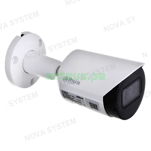 DAHUA DH-IPC-HFW2441S-S Cámara de Vigilancia IP POE, 4MP, 2K, 2.8mm, WDR, IP67. Micrófono. IR 30m. WIZSENSE