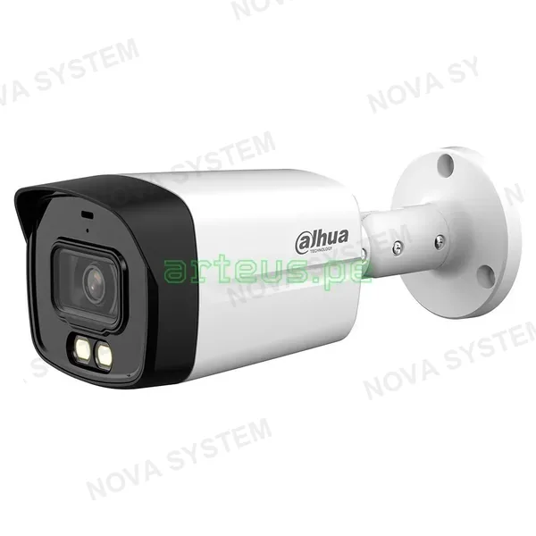 DAHUA DAHUA DH-HAC-HFW1500TLMN-IL-A Cámara de Seguridad Analógico 2K 5MP 2.8mm IR/LED 40m Micrófono SUPER ADAPT
