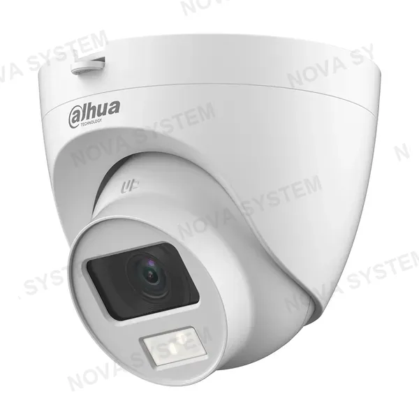 DAHUA DH-HAC-HDW1200CLQN-IL-A Cámara de seguridad analógica 2MP Full HD, 2.8mm IR/LED 20m, IP67, Micrófono, SUPER ADAPT