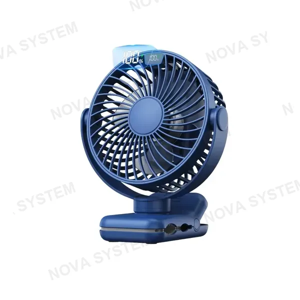 Ventilador port?til K60B multifuncional con bater?a recargable y carga r?pida Type-C