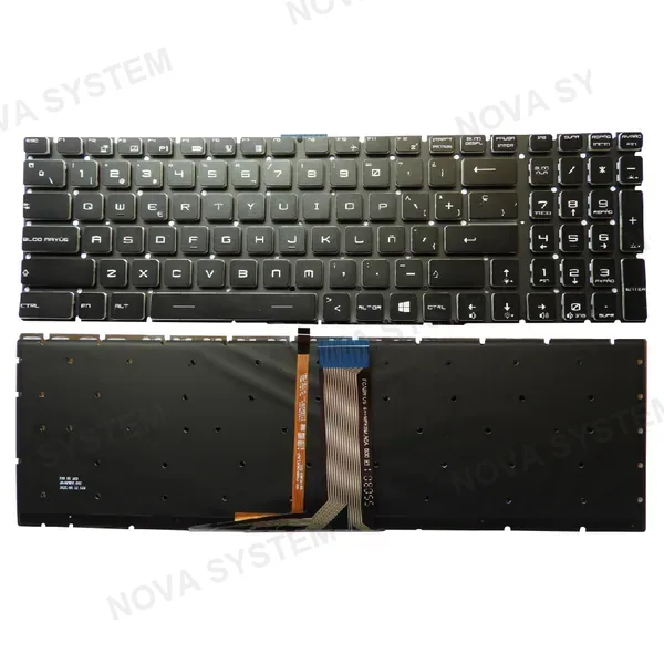 TECLADO PARA MSI MS-16K2 ESPA?OL ILUMINADO RGB