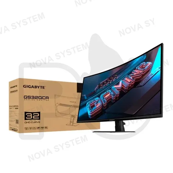 MONITOR GAMING GIGABYTE GS32QCA 31.5’ CURVO 2K QHD 180HZ 1MS