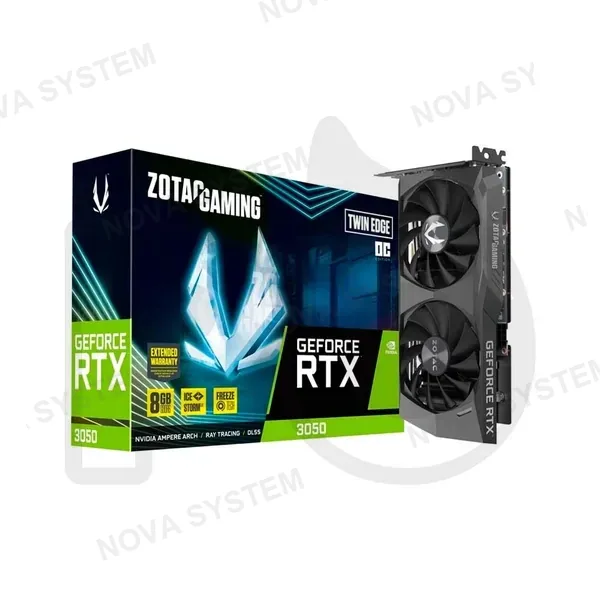 TARJETA DE VIDEO ZOTAC RTX 3050 6GB TWIN EDGE OC