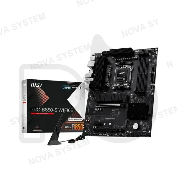 PLACA MADRE MSI PRO B850-S WIFI6E (AM5) (DDR5)