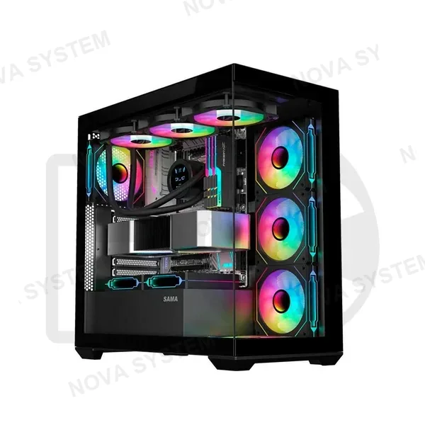 CASE GAMER SAMA SV-01 BLACK 4 FANS ARGB