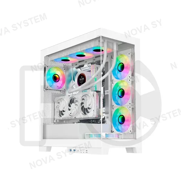 CASE GAMER SAMA NEVIEW 4503 WHITE 4 FANS ARGB