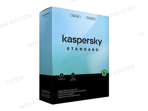 ANTIVIRUS KASPERSKY STANDARD ( KL1041D5CFS ) 3 PC, 1 AÑO (CAJA)