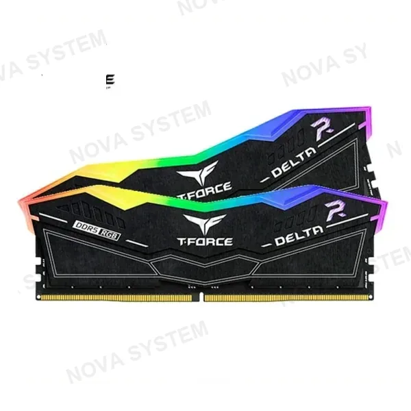MEMORIA RAM T-FORCE DELTA RGB 32GB (2X16GB) 7200MHZ DDR5 BLACK