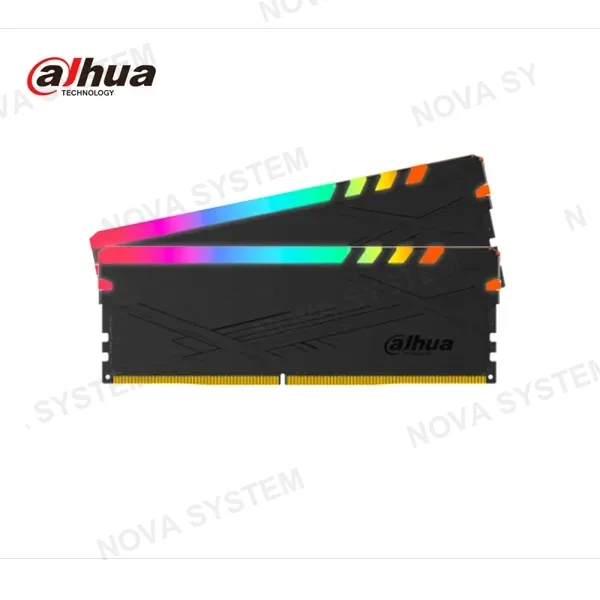 KIT DE MEMORIA RAM DAHUA C600 RGB BLACK 16GB (2X8GB) DDR4 3600MHZ CL18