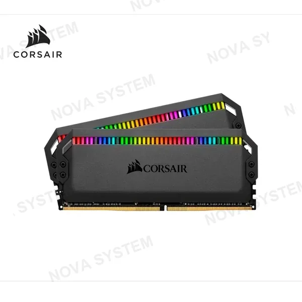 KIT DE MEMORIA RAM CORSAIR DOMINATOR PLATINUM RGB BLACK 16GB (2X8GB) 3600MHZ DDR4 CL18