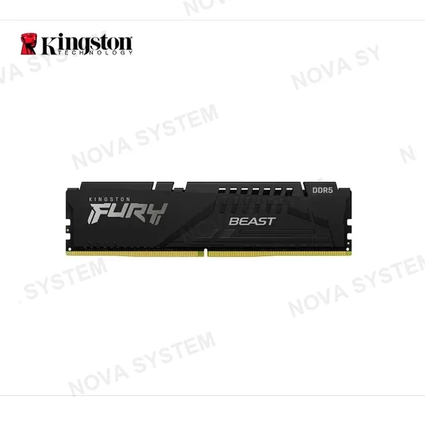 MEMORIA RAM KINGSTON FURY BEAST BLACK 32GB DDR5 5600MT/S CL40