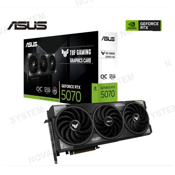 TARJETA DE VIDEO ASUS GEFORCE RTX 5070 TUF GAMING 12GB OC GDDR7