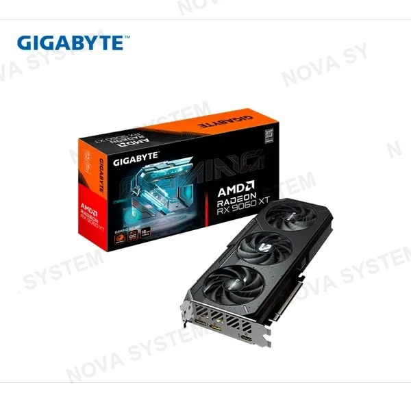 TARJETA DE VIDEO GIGABYTE AMD RADEON RX 9060 XT GAMING OC 16G 16GB 3X FANS GDRR6