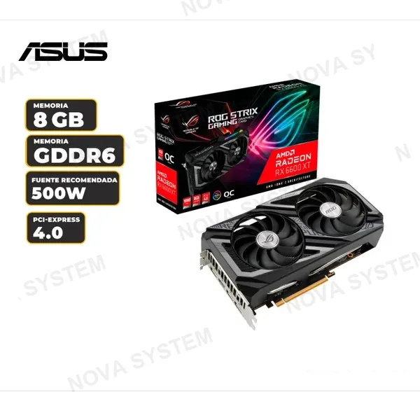 TARJETA DE VIDEO ROG-STRIX-RX6600XT-O8G-GAMING