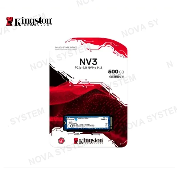 UNIDAD DE ESTADO SOLIDO SSD KINGSTON NV3 500GB NVME M.2 PCLE 4.0 5000MB/S