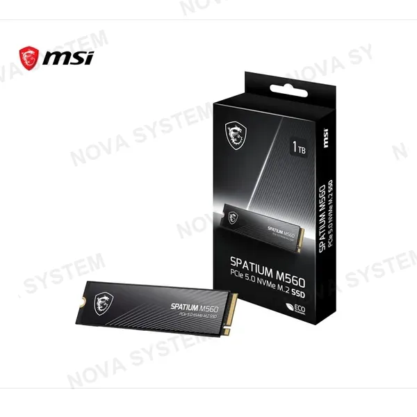 UNIDAD DE ESTADO SOLIDO MSI SPATIUM M560 1TB PCLE 5.0 NVME M.2 SSD