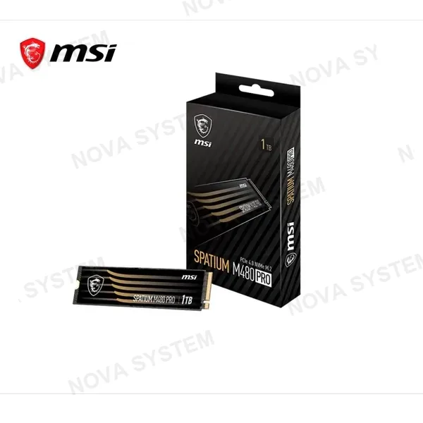UNIDAD DE ESTADO SOLIDO MSI SPATIUM M480 PRO 1TB PCLE 4.0 NVME M.2