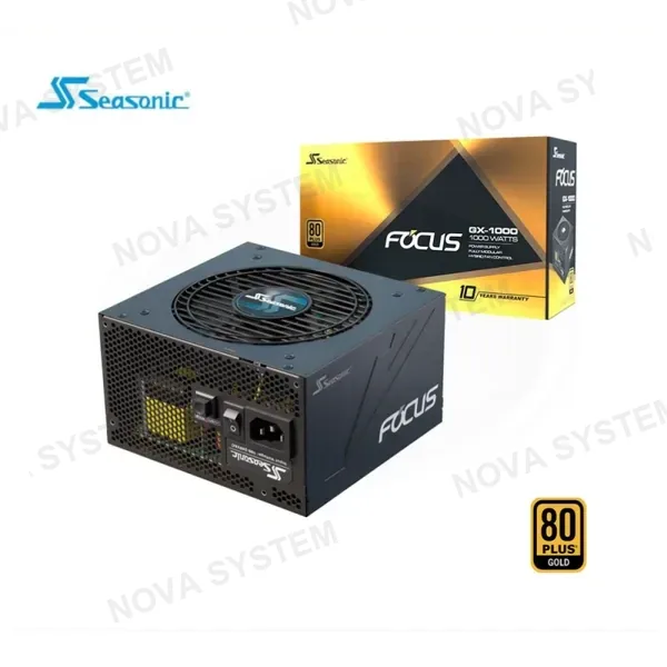 FUENTE DE PODER SEASONIC FOCUS GX 1000W 80 PLUS GOLD MODULAR