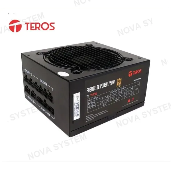 FUENTE DE PODER TEROS TE-7175N 750W 80 PLUS GOLD