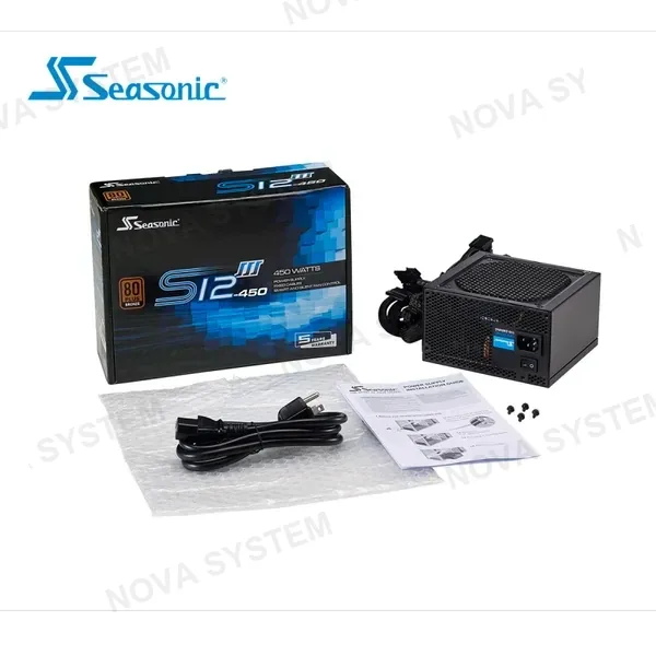FUENTE DE PODER SEASONIC S12III-650 650W 80 PLUS BRONZE (PN: SSR-650GB3)