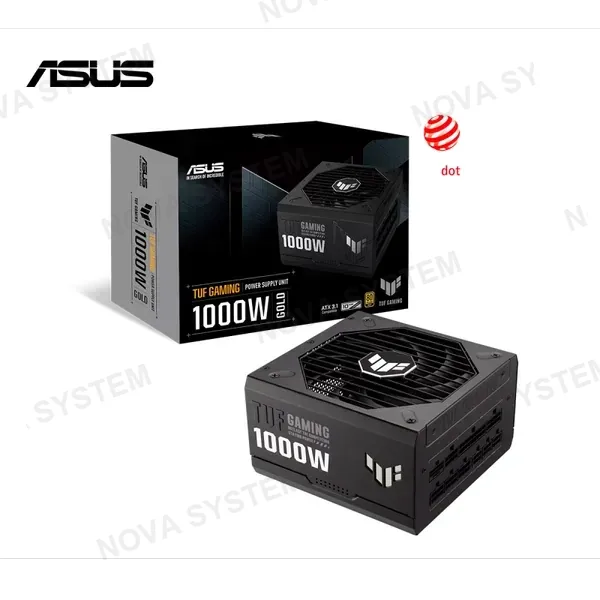 FUENTE DE PODER ASUS TUF GAMING 1000G 1000W 80 PLUS GOLD COMPATIBLE ATX 3.1 FULL MODULAR (PN:90YE00S1-B0AA00)