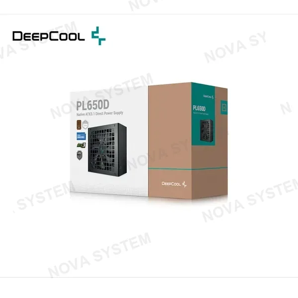 FUENTE DE PODER DEEPCOOL PL650D 650W NATIVE ATX3.1 CYBENETICS SILVER 80 PLUS BRONZE (PN:R-PL650D-FC0B-US-V2)
