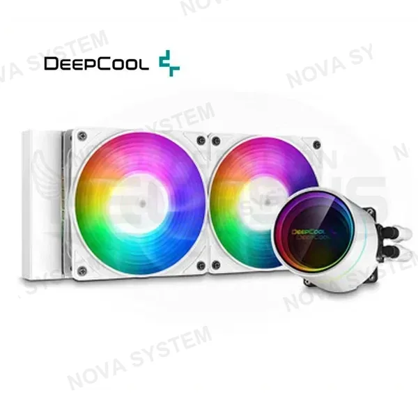 REFIGERACION LIQUIDA DEEPCOOL CASTLE 240EX ARGB WHITE
