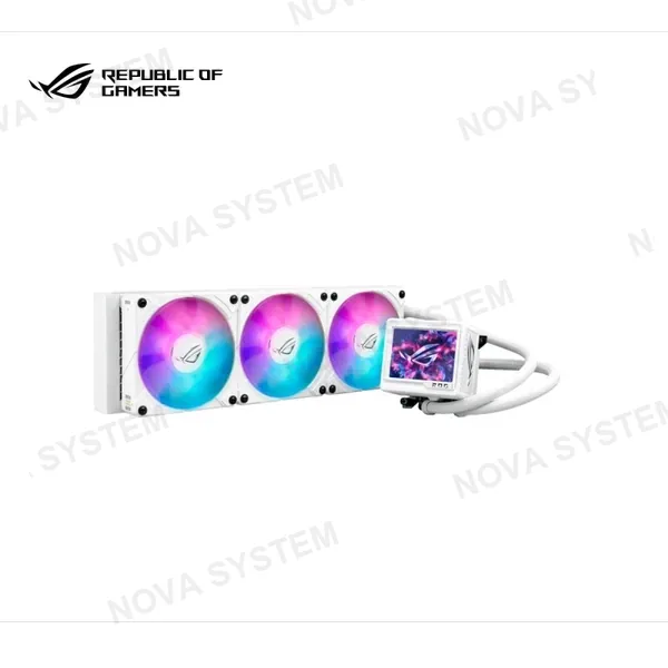 REFRIGERACION LIQUIDA ASUS ROG RYUJIN III 360 ARGB EXTREME WHITE COMPATIBLE AMD AM5/AM4 - INTEL LGA1851/1700/1200