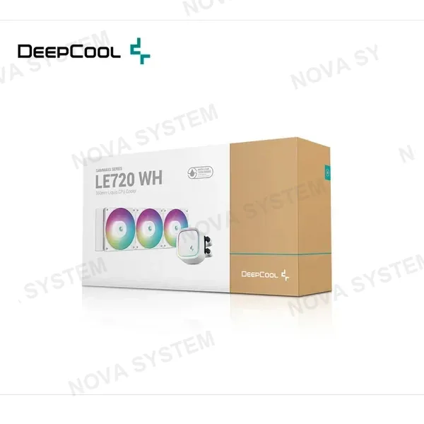 REFRIGERACION LIQUIDA DEEPCOOL LE720 WH WHITE ARGB COMPATIBLE AMD AM5/AM4 - INTEL LGA1851/1700/1200 (PN: R-LE720-WHAMMN-G-1)