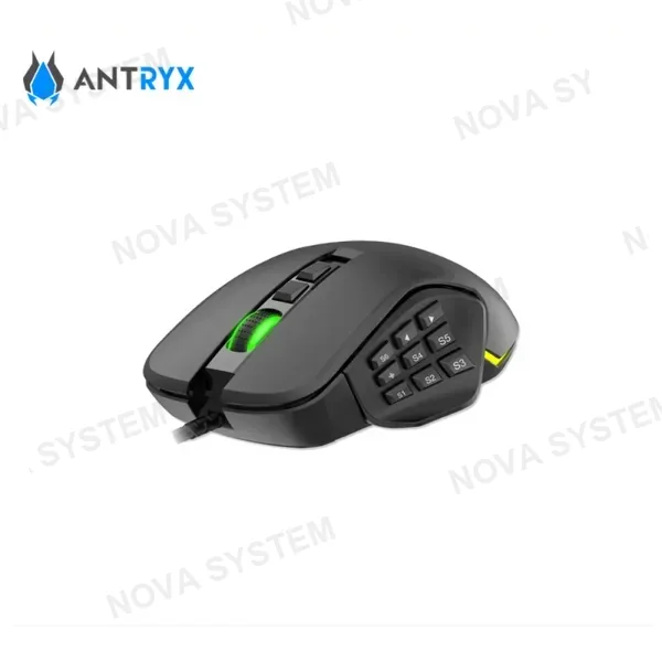 MOUSE ANTRYX CHROME STORM XCALIBUR DPI 16400 RGB (AGM-CS7500K)