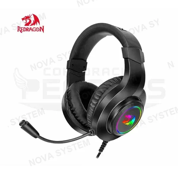 AUDIFONO GAMER REDRAGON HYLAS BLACK ( H260RGB )