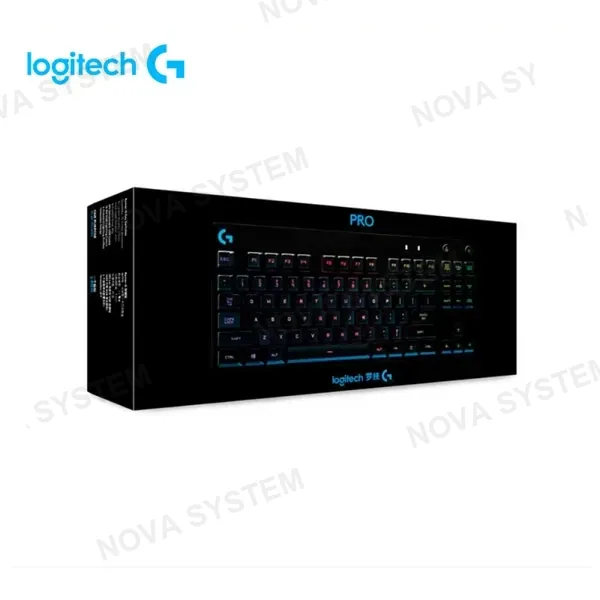 TECLADO LOGITECH PRO KEYBOARD RGB USB BLACK