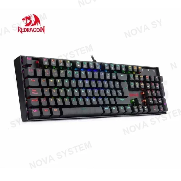 K551RGB TECLADO REDRAGON MITRA BLACK SPANISH RED SWITCH