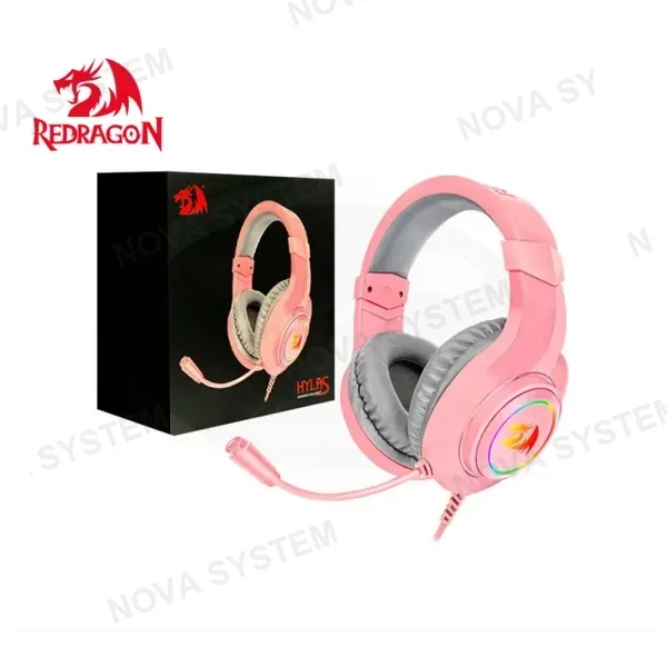 Auriculares Redragon HYLAS H260P-RGB PINK