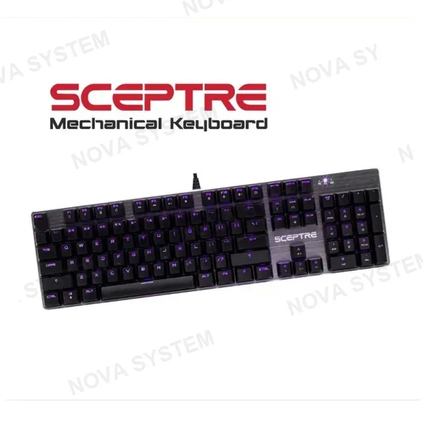 TECLADO MECANICO SCEPTRE SK-604CL COLOR BLUE