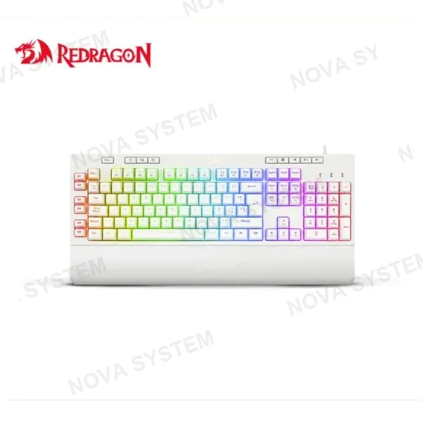 K512W-RGB-1 TECLADO REDRAGON SHIVA WHITE SPANISH