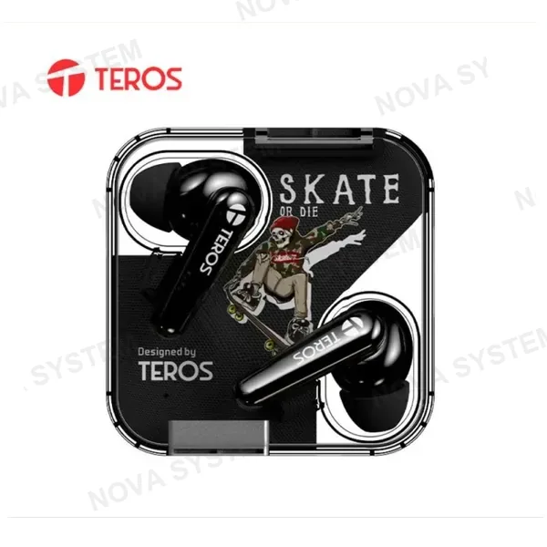 AUDIFONO INALAMBRICO TEROS TE-8072N BLACK BLUETOOTH