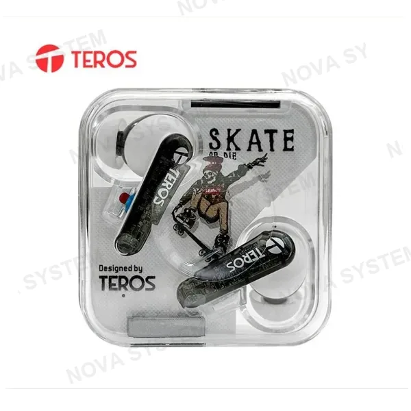 AUDIFONO INALAMBRICO TEROS TE-8072W WHITE BLUETOOTH