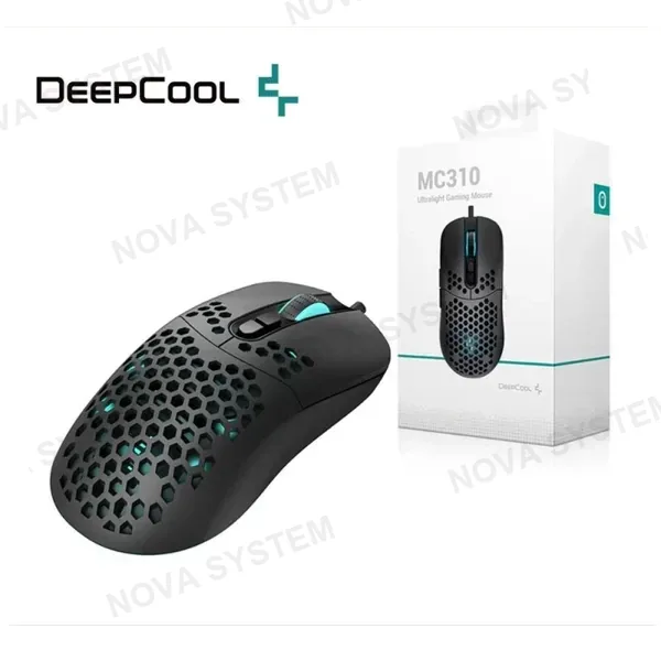 MOUSE DEEPCOOL MC310 RGB GAMING BLACK ULTRALIGHT USB (PN:R-MC310-BKCUNN-G)