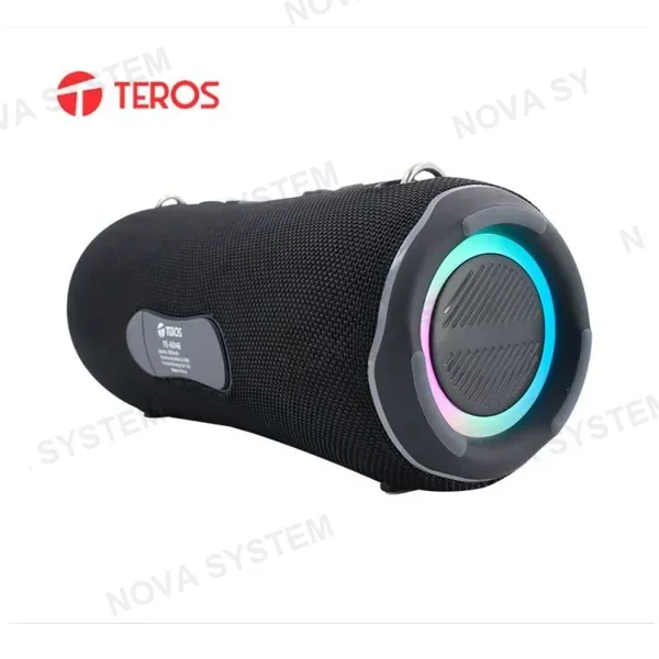 PARLANTE TEROS TE-6046 C/N ILUMINACION RGB BT 40W BLACK