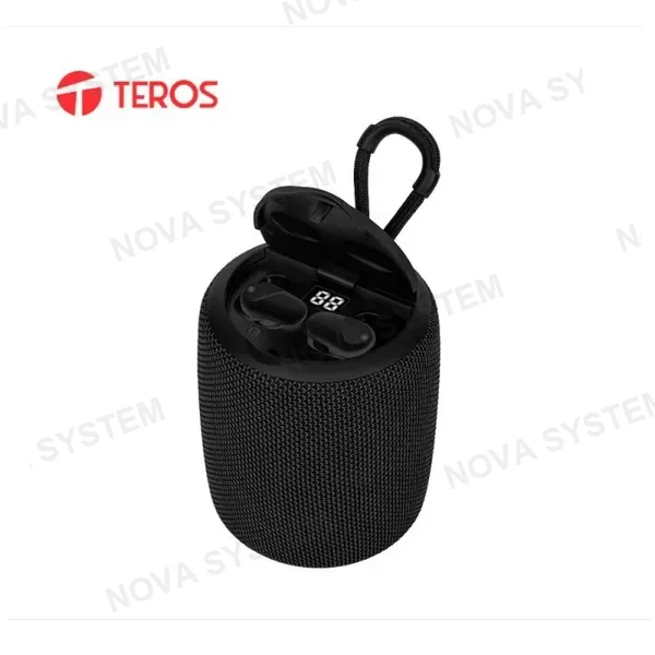 PARLANTE Y AUDIFONOS TEROS TE-6033N INALAMBRICO 2 EN 1