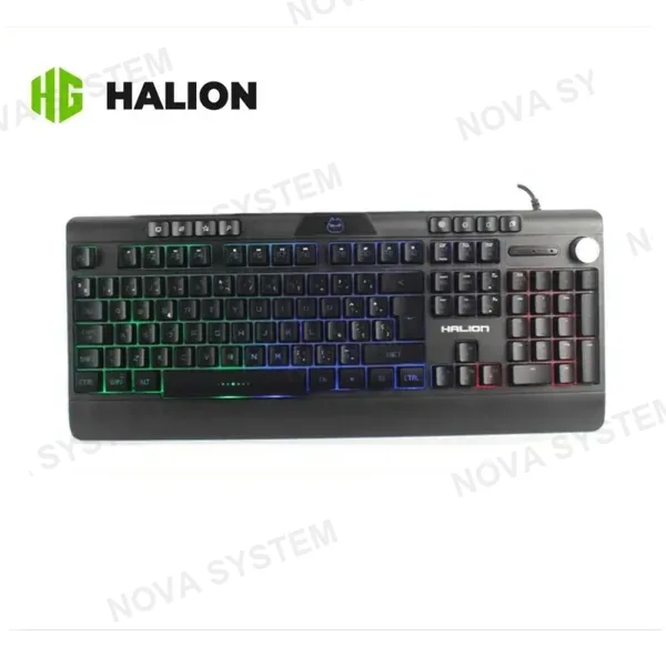 TECLADO GAMER HALION OPTIMUS HA-K807 BLACK
