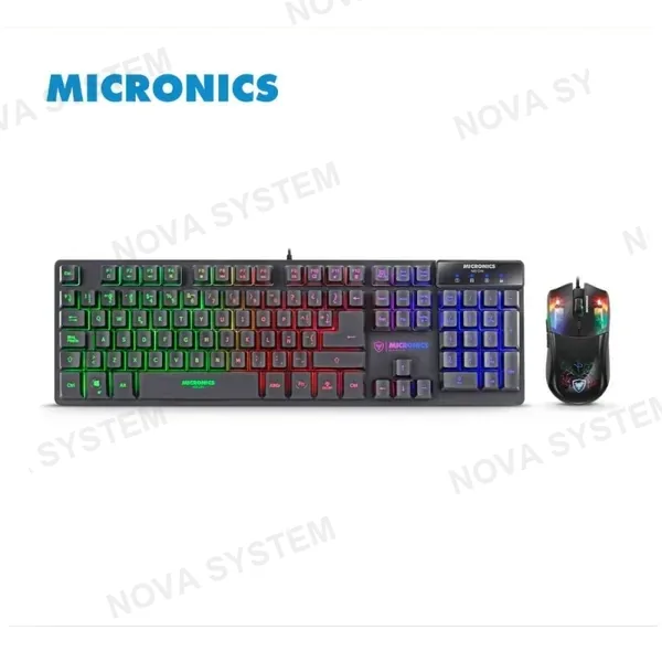 Teclado Gamer Rainbow NEON - MIC GT1000