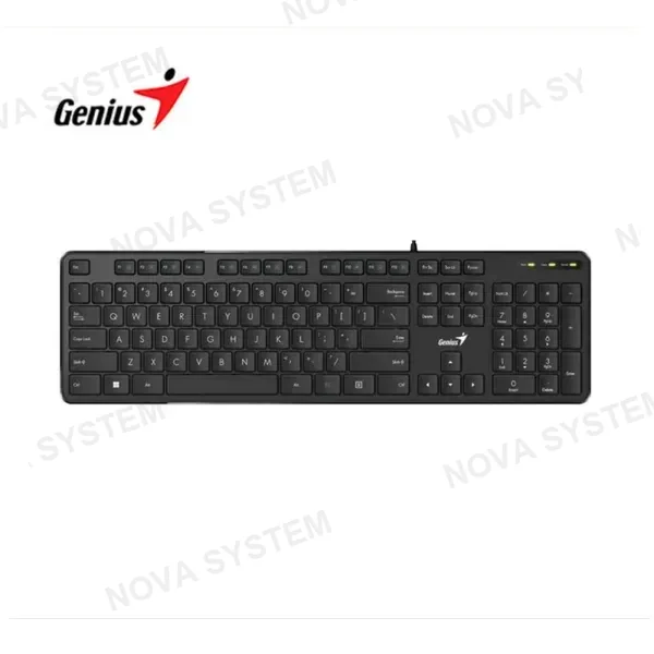 TECLADO GENIUS SLIMSTAR M200 USB MULTIMEDIA BLACK