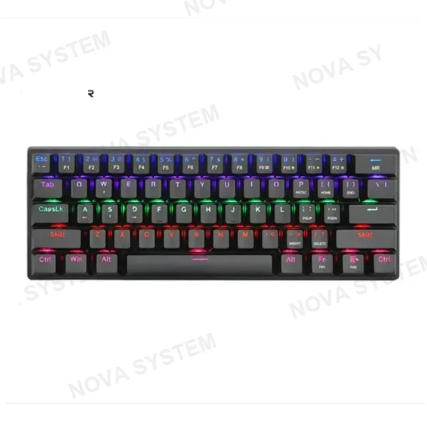 T-TGK321-BR TECLADO T-DAGGER ARENA RAINBOW BLACK SPANISH BROWN SWITCH