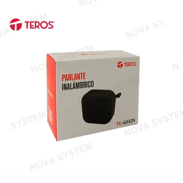 PARLANTE INALAMBRICO TEROS TE-6032N BLACK RADIO FM USB MP3