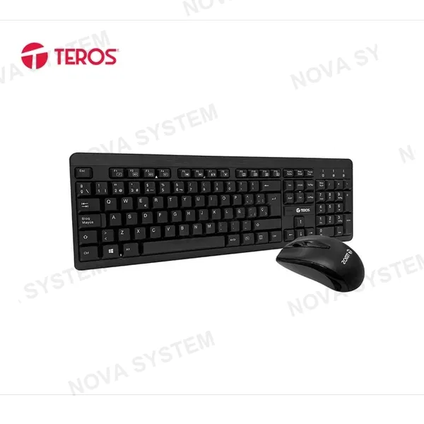 COMBO INALAMBRICO TEROS TE-4071S BLACK TECLADO Y MOUSE